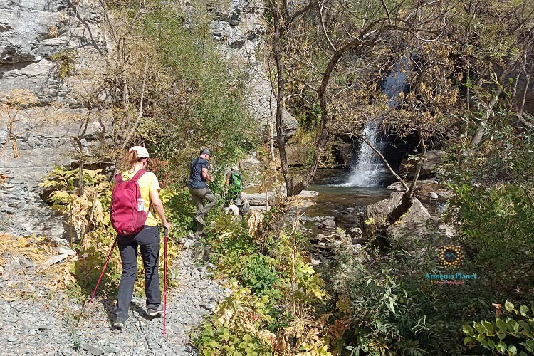 Hiking Astghik and Vahagn waterfalls