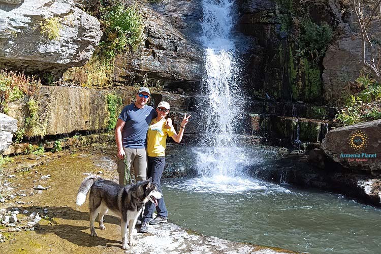 Hiking Astghik and Vahagn waterfalls