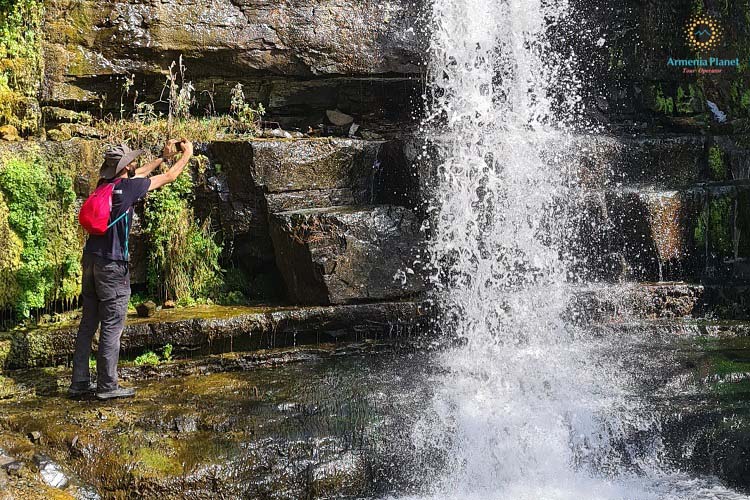 Hiking Astghik and Vahagn waterfalls